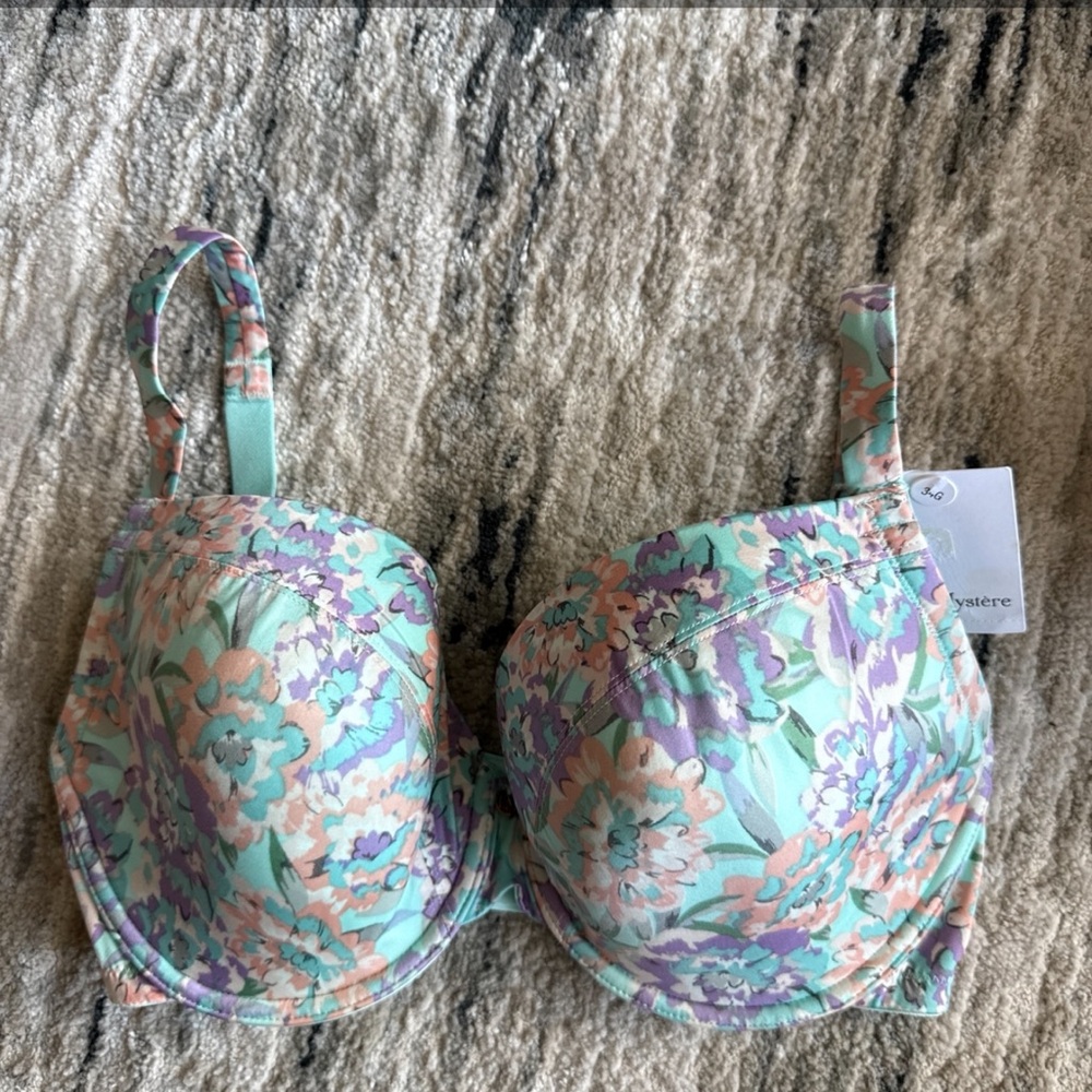 Le Mystere Safari 9978 Bra 34G 36G Underwire Padded Back Hook NWT